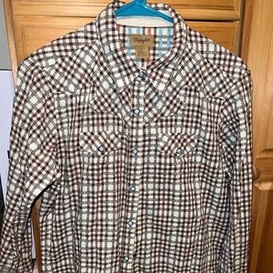 Wrangler Women’s Retro Snap Shirt sz M